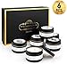 Albrillo Scented Candles Gift Set 6, 25H Luxury Soy Wax 3.5 Oz Unit, Portable Tin Candles with Fragrance Essential Oil for Stress Relief, Aromatherapy