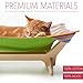 CATONEER Сat Hammock - cat Bed - pet Bed - pet Bed Frame - Small Dog Bed - cat Bed Frame - Gifts for Cats - cat Lovers Gifts - cat beds - pet pad - Small Dog beds - pet Hammock [SpringPlum]