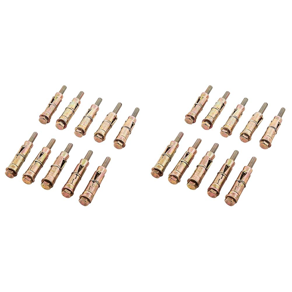 Amtech S5915 10 Piece M6 x 60mm Expansion Bolts (Pack of 2)