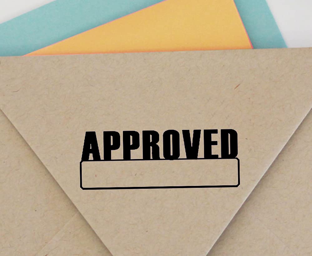 Approved Self Inking Rubber Stamp Black Ink Office Stamp Custom Colop Stamper