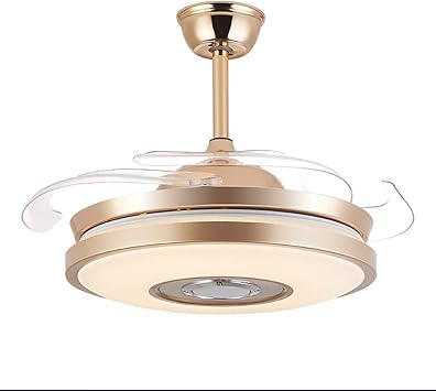 Healer Retractable Blades Ceiling Fans With Lights And Remote