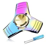 ATESSON Fidget Spinner Toy Ultra Durable Stainless Steel Bearing High Speed 3-4 Min Spins Precision Metal Hand Spinner EDC, ADHD Focus Anxiety Stress Relief Boredom Killing Time Toys
