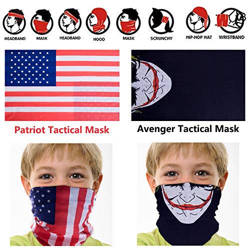2 Pack Kids Tactical Vest Kit for Toy Guns War: 'Patriot VS Avenger', 2 Set Accessories Compatible with Nerf Guns N-Strike Elite Series by Hely Cancy