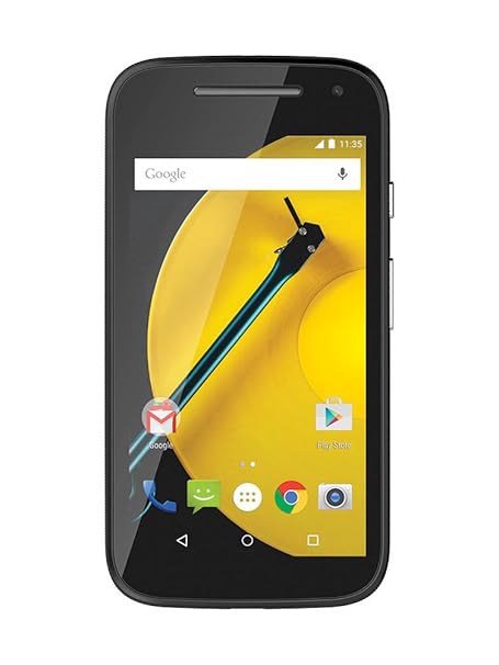 Motorola Moto E 2. Generation Smartphone (4,5 Zoll (11,4 cm) Touch-Display, 8 GB Speicher, Android 5.0) schwarz