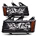 HEADLIGHTSDEPOT Halogen Headlights Compatible with Chevrolet GMC Canyon Colorado Includes Left Driver and Right Passenger Side Headlamps