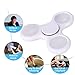 Mostsola LED Light Fidget Hand Spinner Relieves Stress & Anxiety Attention Toy (White)
