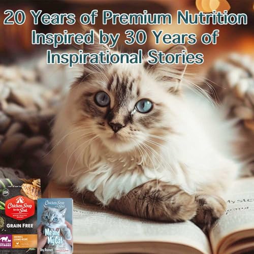 CHICKEN SOUP FOR THE SOUL GRAIN FREE DRY CAT FOOD, CHICKEN & LEGUMES RECIPE, 4 POUND BAG | SOY, CORN & WHEAT FREE, NO ARTIFICIAL FLAVORS OR PRESERVATIVES