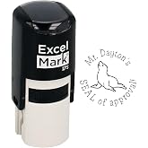 ExcelMark Seal of Approval - Custom Round Self-Inking Teacher Stamp