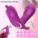 YEVIOR Wearable Leaf Vibrator Wireless Remote Control Dildo Clitoris and G-Spot Stimulator Panties Heating Vibrators 12 Speed Vibration Sex Toys for Women and Couples