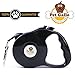 pet gallo Retractable Dog Leash, Extends to 16.5 feet (5m) with High Tensile Traction Rope. Waterproof and Durable for Medium Dogs up to 25 lbs (12kg). Lock with Double Keys, Guaranteed Satisfaction