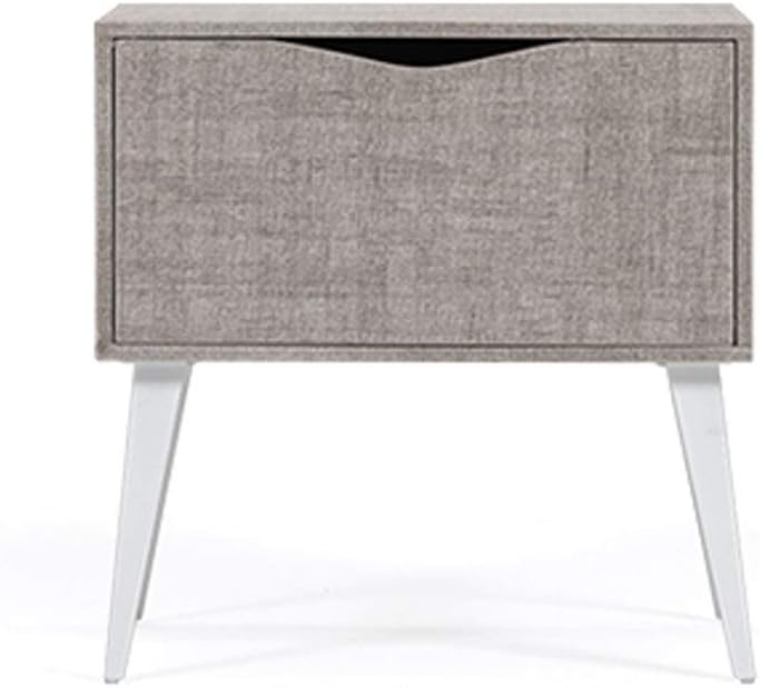 Nightstand LHY- Simple modern bedside table Simple storage cabinet Bedroom bedside locker Convenient (Color : Gray)