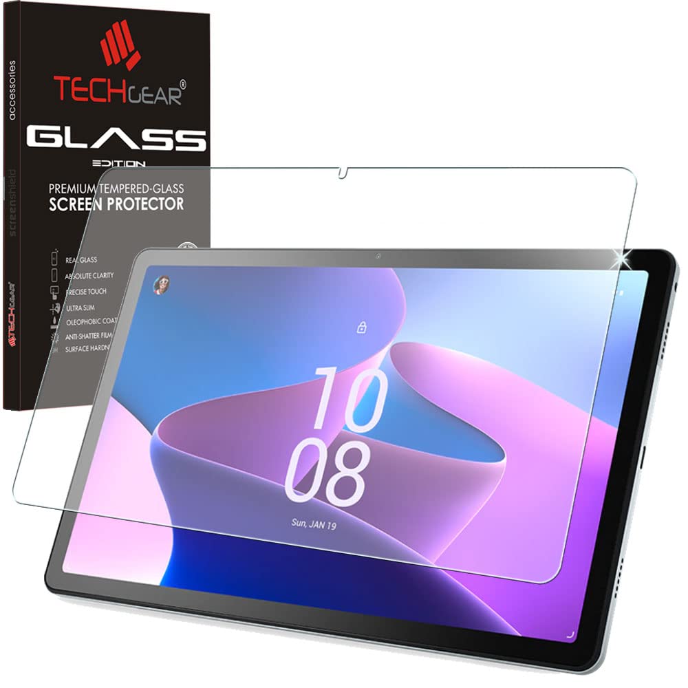 TECHGEAR Anti-Glare Screen Protector Compatible with Lenovo Tab M10 Plus 3rd Gen 2022 (10.6 Inch screen) TB125 / TB128 - MATTE GLASS Edition Genuine Tempered Glass Screen Protector Guard Cover