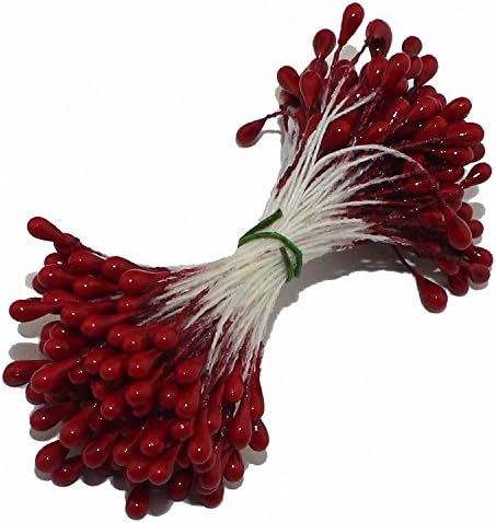 Smakke Retail 3Mm Double Tips Eco-Friendly Diy Pearl Stamen For Cake Decoration/Crafts/Nylon Flower 10 Lots (144Pcs/Lot) 17