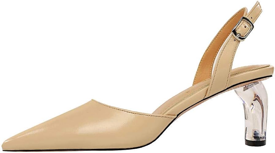 black mid heel slingback shoes