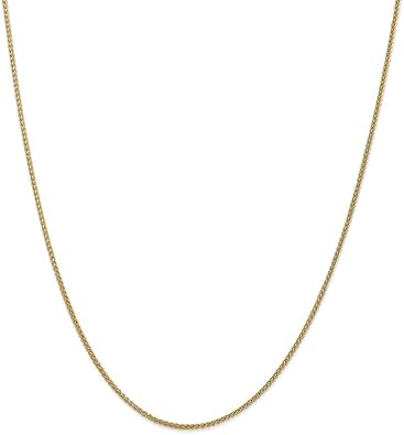 14K Yellow Gold Wheat Chain Necklace 