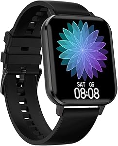 KWY Smart Watch-The New 1.78-inch high-Definition Large-Screen Heart Rate and Blood Pressure Pedometer smartwatch Sleep Monitor, Compatible with Android iOS