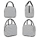Bluboon Girls School Backpack Set Boys Students Casual Kids Travel School Bookbag Teens Girls Schoolbag (Black White Stripe)