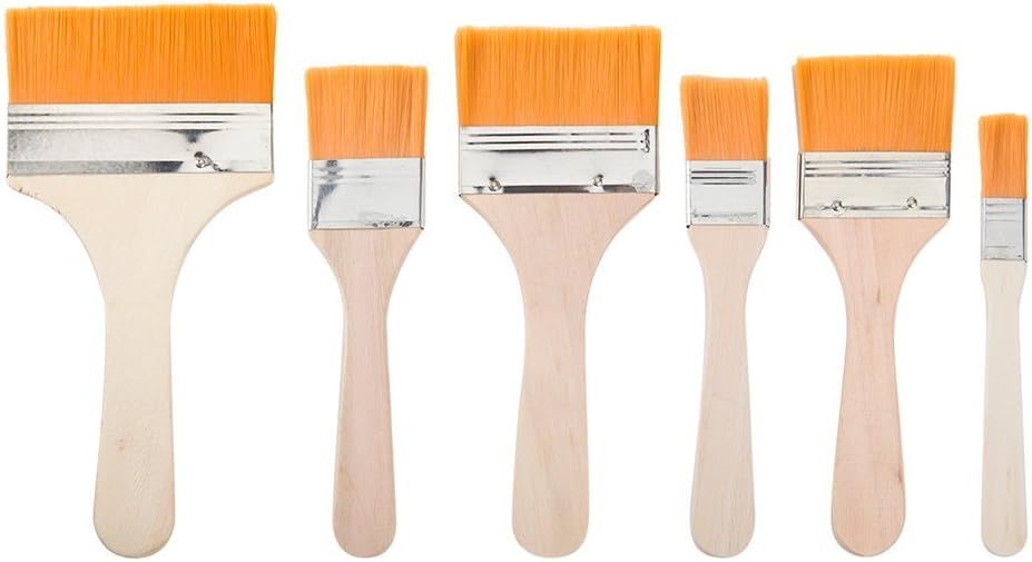 iLoveCos House Paint Brushes with Wooden Handle Wall Furniture Paint