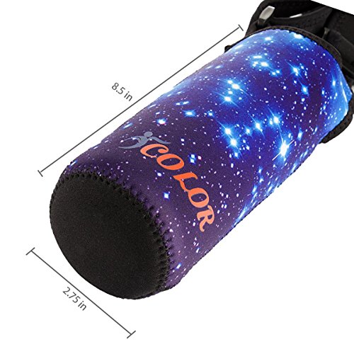 image for ICOLOR Water Bottle Carrier,Wide Mouth Water Bottle Holder Kids Sport 