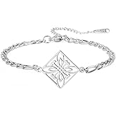 Amaxer Stainless Steel Adjustable Witch Knot Bracelet for Women Magic Spiritual Protection Pagan Witchcraft Jewelry