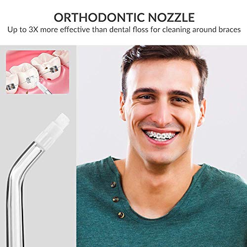 Water Flosser Piks Set Replacement Tips For Most Brand Oral Irrigators (7 pcs)