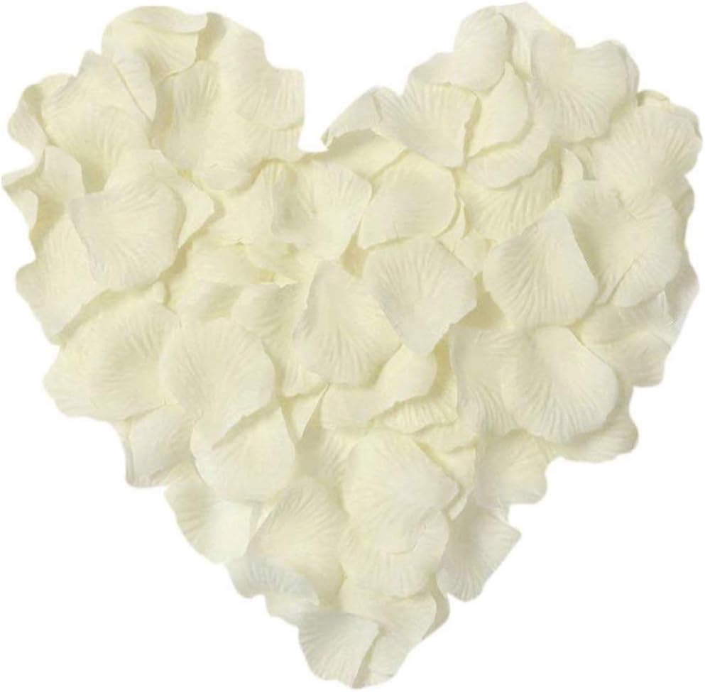 ivory silk petals