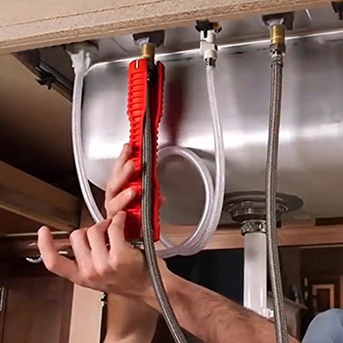Wrench - 7 8 Inch Hex Nut Multifunction Sink Basin Faucet Wrench Household Bath Red Install Tap Spanner - Bridge Based Safety Faucet C-clamp Zb-dys Gels Audio Controllable Gaffers Remote - Thumbnail 4