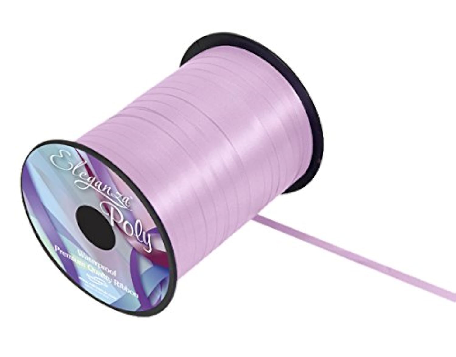 Creative Party Light Pink Curling Ribbon Decoration-1 Pc, Polyester, 9 x 9 x 19 cm