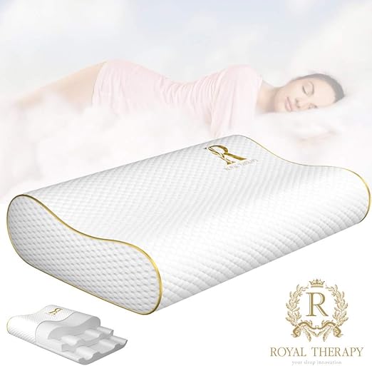 Amazon Com Royal Therapy Memory Foam Pillow Neck Pillow Bamboo