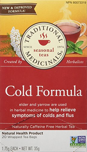 Traditional Medicinals Cold Formula, 20 tea bags