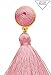 Sterling Forever - Fringe Multi Layered Gold Plated Tiered Dangle Drop Earrings (Blush)