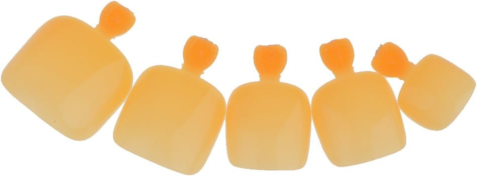 Amazon ノーブランド品 24個 フルカバー ペディキュア 人工 ネイルアート ヒント 全１４色選べる オレンジ ノーブランド品 ネイルチップ 通販