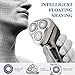 Veru ETERNITY Electric Shaver/Razors for Men Waterproof Electric Razor Wet & Dry IPX6 Cordless Men's 3D Rotary Shaving Razor with Pop-up Trimmer Rechargeable for Home and Travel
