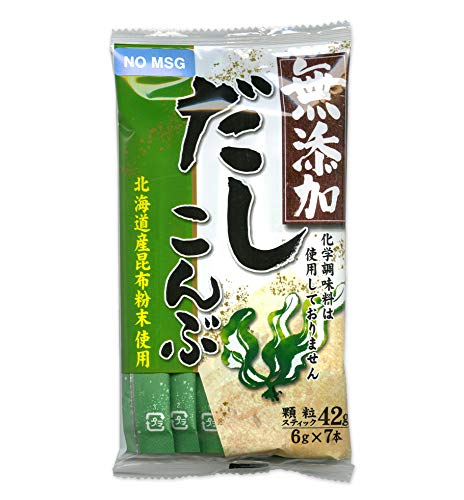 Kombu Dashi Powder with No MSG (Vegetarian Soup Stock) [English instructions on the back] 1.48 oz (6 gram x 7 packets) - Thumbnail 2