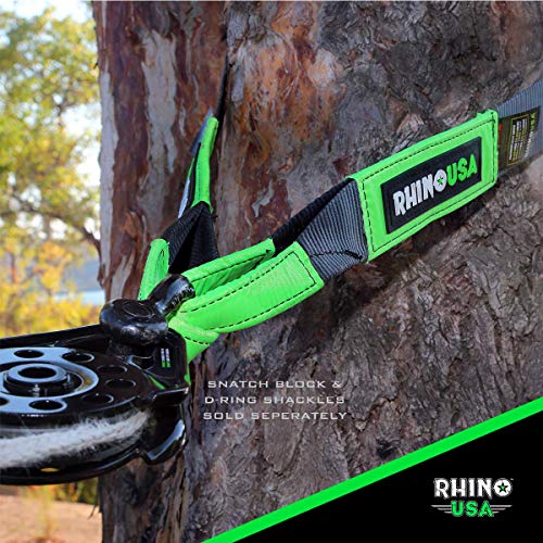Rhino USA Tree Saver Tow Strap (8' x 3") Lab Tested 31,518lb Break