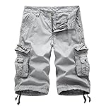 Men’s Cotton Twill Cargo Shorts Outdoor Wear Lightweight www.denim.fit
