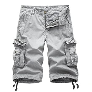 Men’s Cotton Twill Cargo Shorts Outdoor Wear Lightweight www.denim.fit