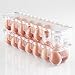 iDesign Plastic Egg Holder for Refrigerator with Handle and Lid, Fridge Storage Organizer for Kitchen, Holds up to 14, 4.25