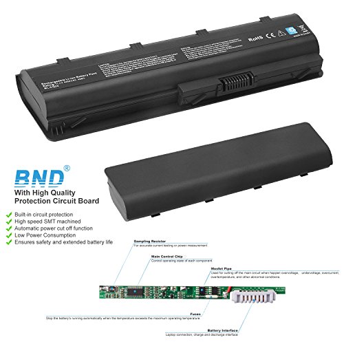 BND Laptop Battery for HP MU06 / MU09 / 593553-001 / 593554-001 / WD548AA / 636631-001 / 593550-001 / 593562-001 - 12 Months Warranty [6-Cell 4400mAh] - Thumbnail 4