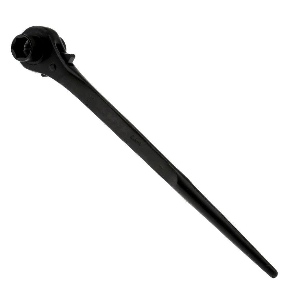 Podger Spanner,17-19mm Ratchet Podger Spanner 2 Way Steel Erecting Scaffold Tool Wrench