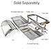Thunder Group SLRCF0171G Chafer, 8 quart, roll-top cover, dripless water pan, 2 fuel holders, gold handles, stainless steel, mirror-finish