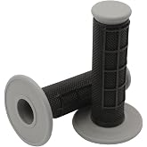Tusk Dual Compound MX Grips - Black/Grey