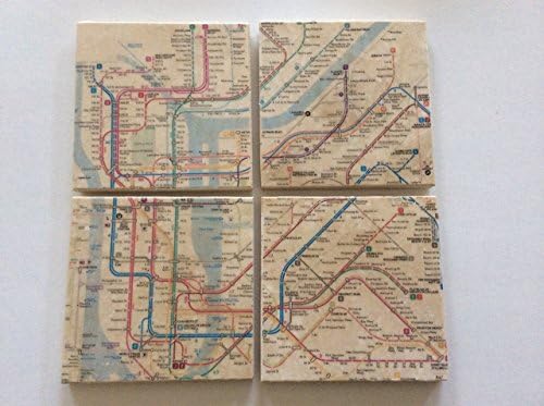 NYC Subway Map Coasters
