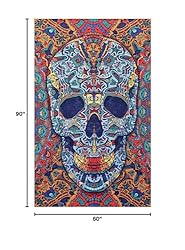 Sunshine Joy® 3D Skull Tapestry - 60X90 - Beach