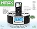 Homedics HMDX-C20 Speaker Dock for iPod with AM/FM Clock Radio and Nature Sounds, Silver