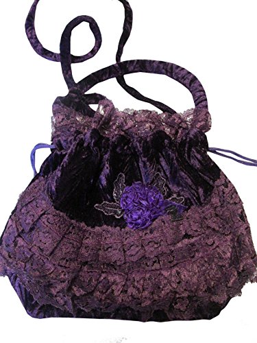 drawstring evening bag