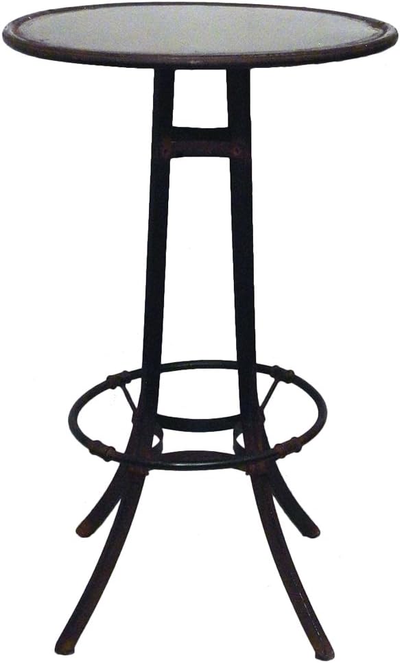 Unique Indoor Bar Den Brookstone Round Tin Bistro Table Amazon Ca Home Kitchen