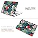iDOO Soft Touch Plastic Hard Matte Case ONLY for MacBook Pro 13 inch with Retina Display NO CD Drive (A1425 / A1502) - Tropical Palm Leaves with Red Flowers