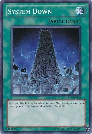 Yu-Gi-Oh! - System Down (RYMP-EN079) - Ra Yellow Mega-Pack - Unlimited Edition - Common