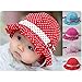 VANKER 1Pc Blue Sun Polka Dot Cotton Hat Cap for 3-24 Months Infant Baby